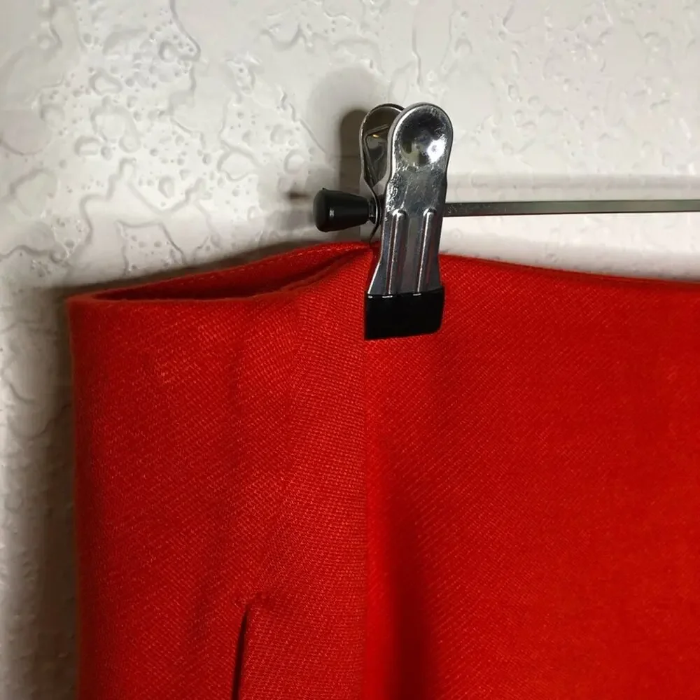 Cabi Fiery bright red skirt size 10 #3219